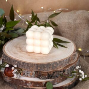 Świeca "Bąbelki" - "Słodka przyjemność"