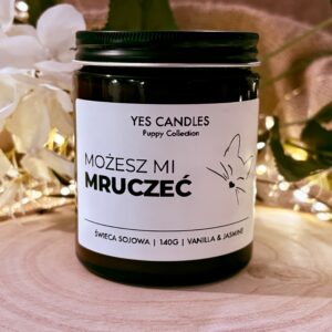 Świeca sojowa "Puppy Collection" - Możesz mi mruczeć - 140g