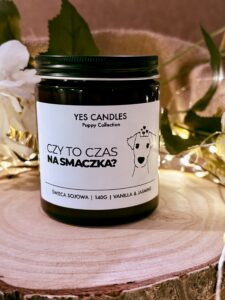 Świeca sojowa "Puppy Collection" - Czy to czas na smaczka? 140g