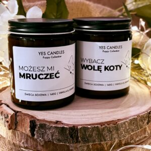 Zestaw świec sojowych "Puppy Collection" - kociaki